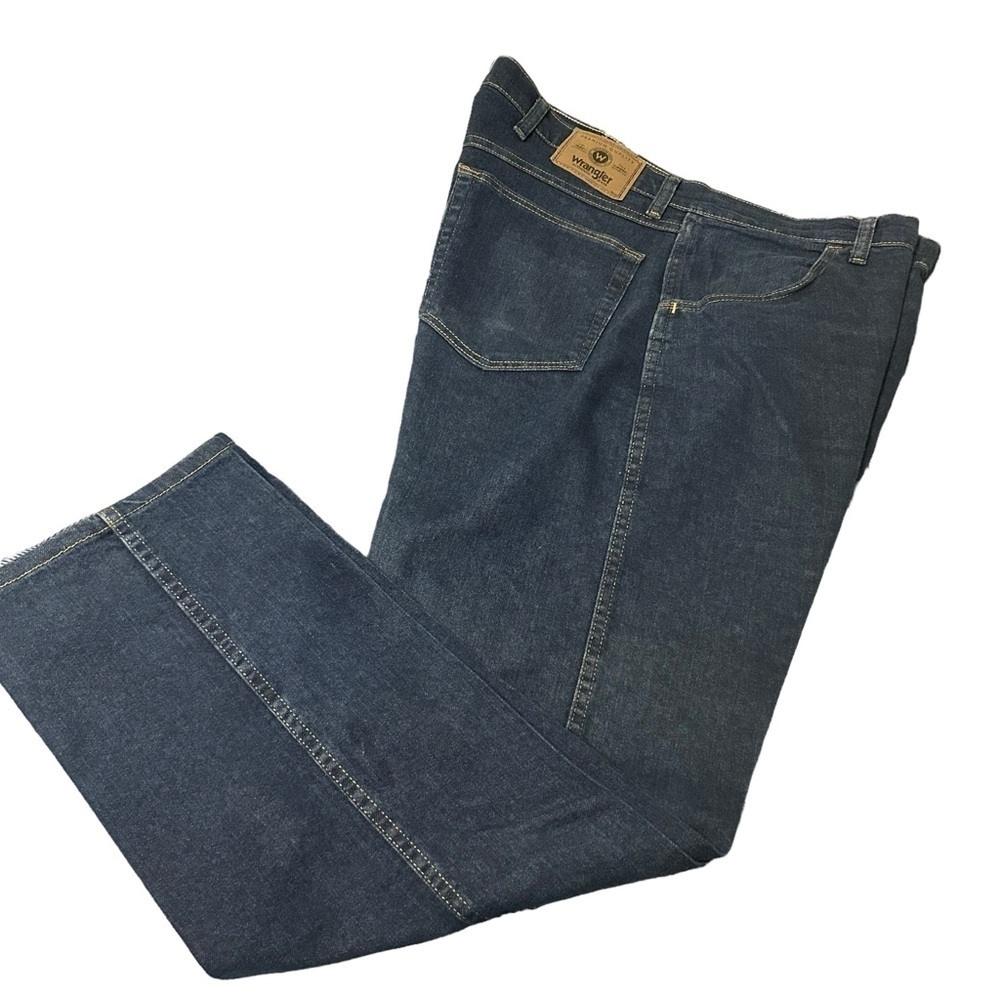 Wrangler Men’s Regular Fit Dark Wash Jeans Size 38 X 30